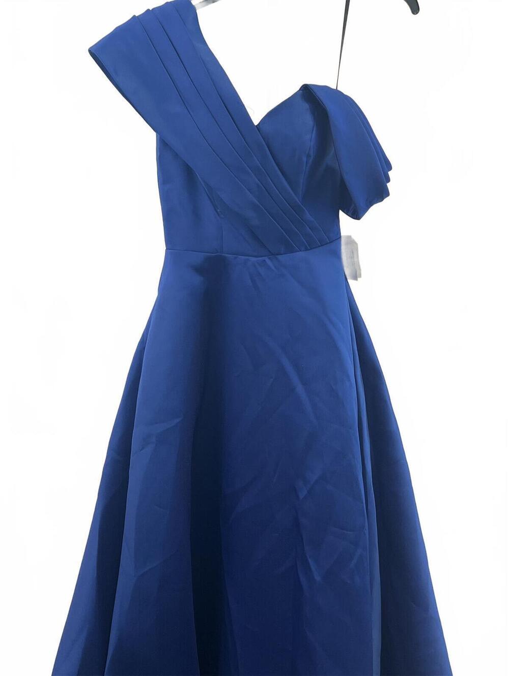 jovani MC44394 off shoulder blue gown nwot size 0
